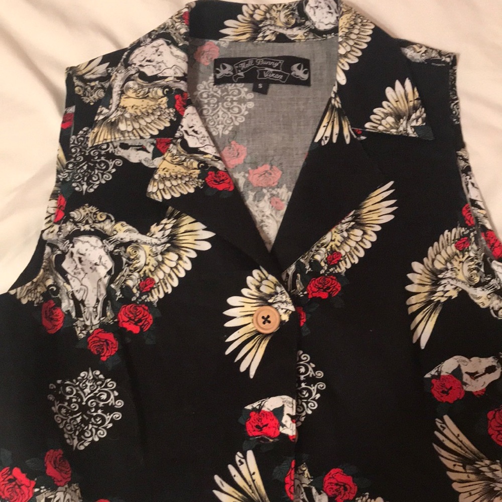 Hell Bunny pinup NWOT Nashville halter top, summer